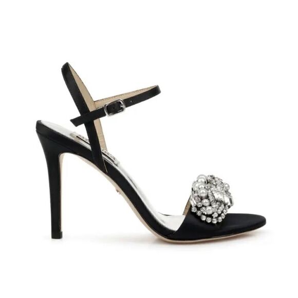 Badgley Mischka Black Sandals Size 8.5 - Picture 2 of 14